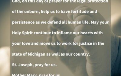Weekly Prayer – January 22, 2024