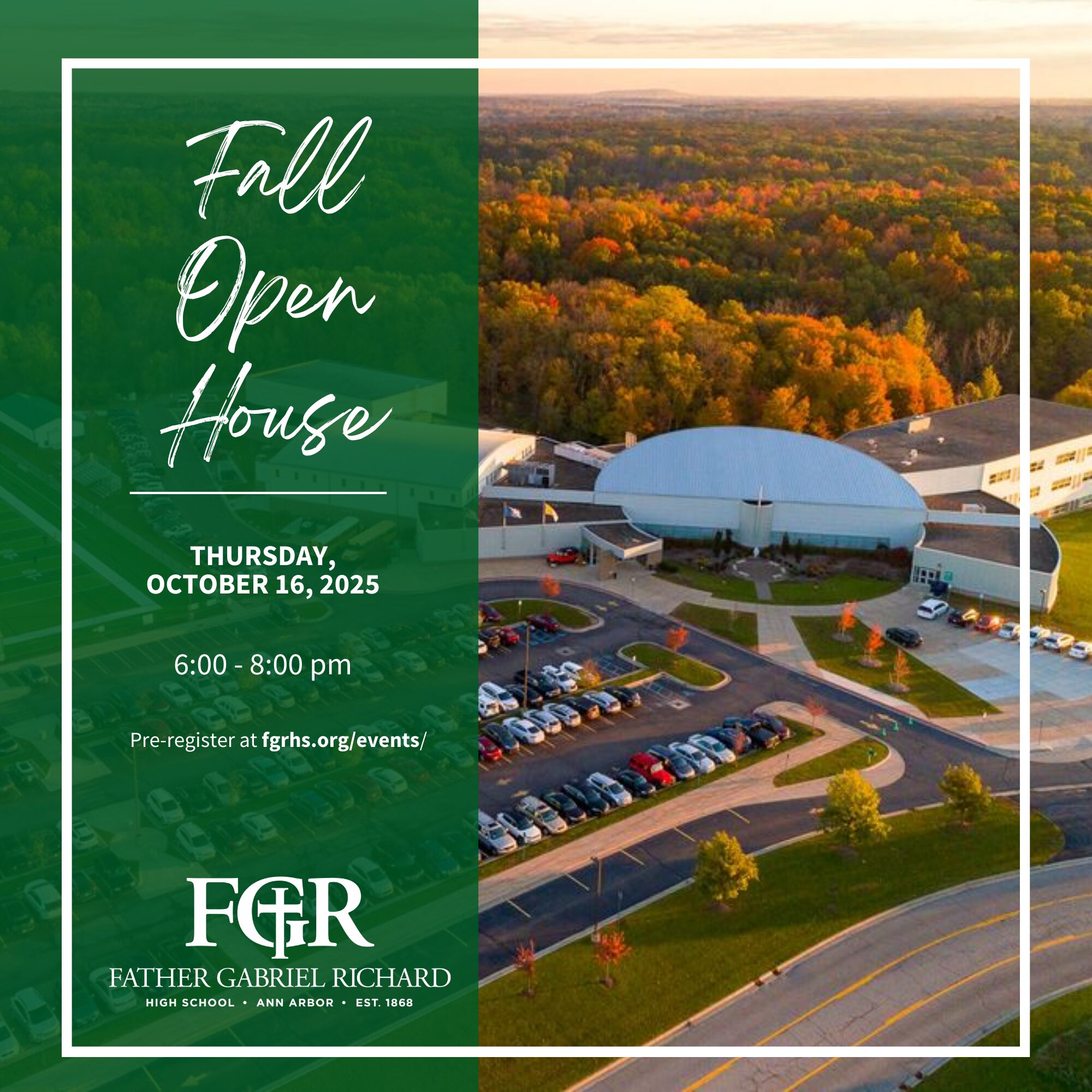 Fall Open House Flyer