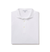 men's white polo