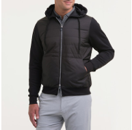 men's black full zip jacket