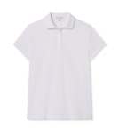 women's white polo