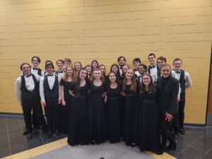 FGR Madrigals pose for a photo after their exceptional performance at MSVMA District Festival